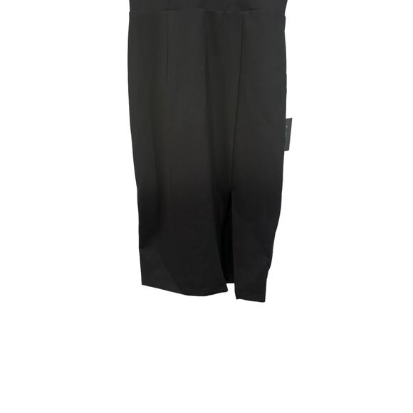 Lulus Sweetheart Off Shoulder Knee Length Slit Bodycon Classic Glam Dress Small - Picture 10 of 15